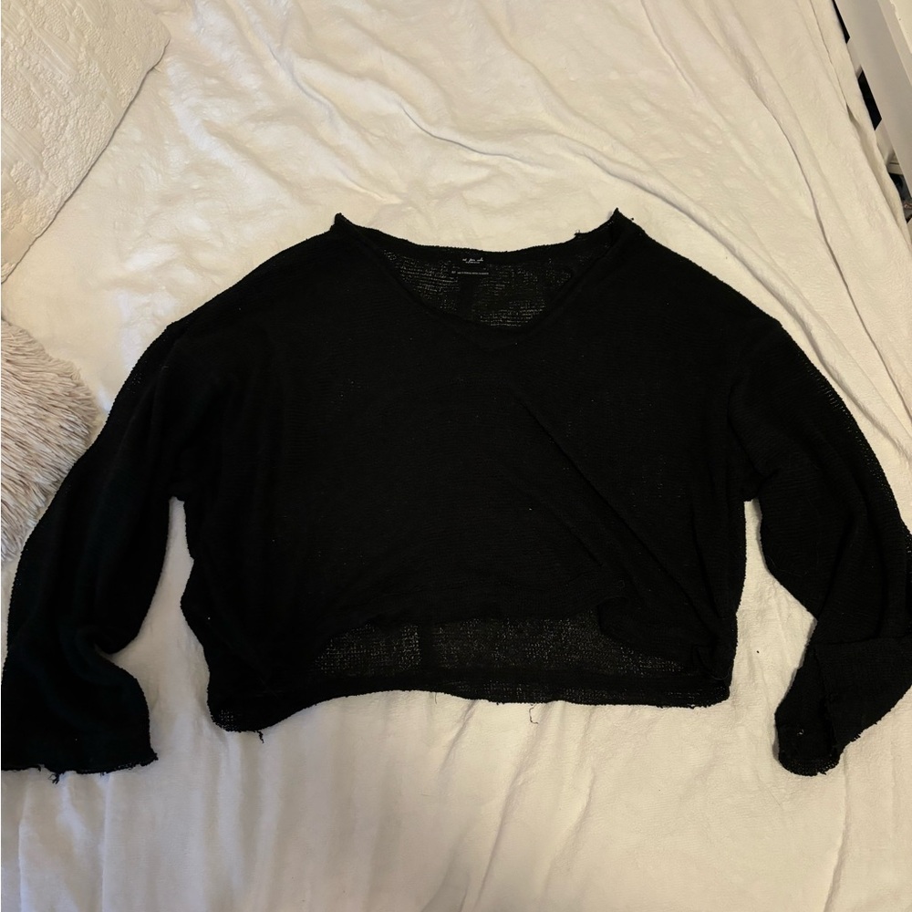 Medium sheer black urban outfitters long sleeve.